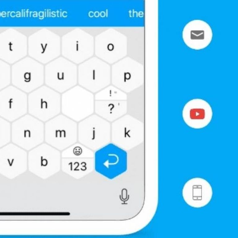Android estrenar teclado inteligente en forma de hexgono y ms veloz