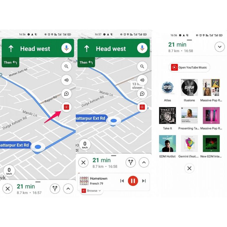 Google Maps: Ahora puedes integrar a YouTube Music mientras navegas