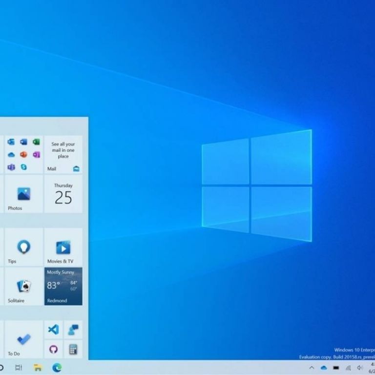 Windows 10 evoluciona: nos muestra su nueva interfaz para el menú de inicio y la barra de tareas